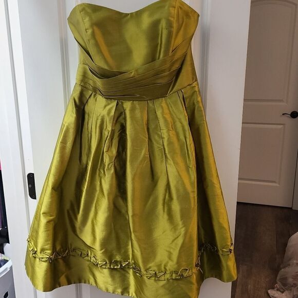 Alfred Angelo Silk Strapless Cocktail Dress - Picture 3 of 12